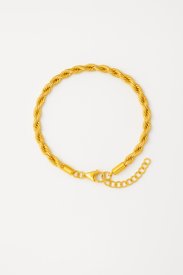 Unisex Steel Rope Chain Bracelet